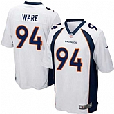 Nike Men & Women & Youth Broncos #94 DeMarcus Ware White Team Color Game Jersey,baseball caps,new era cap wholesale,wholesale hats